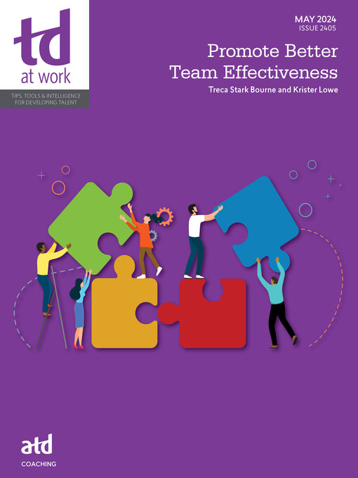 Title details for Promote Better Team Effectiveness by Treca Bourne - Available